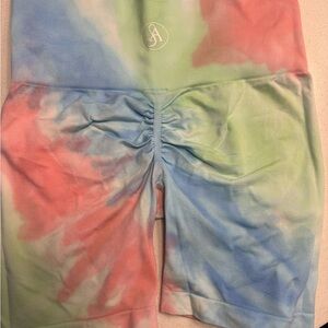 Colorful Tie-Dye Women's Shorts